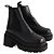 Botas de piel negras Sandro talla 36 Negro - vista 3