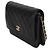 Chanel Portafoglio con catena CC in pelle caviar matelassé nera Nero - vista 3