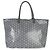 Goyard Grey Goyardine Canvas Saint Louis PM Marrone - vista 2