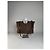 Tote Vintage Courreges in pelle scamosciata e rifiniture Marrone Argento - vista 13