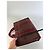 Trim Hermès Vintage Hermes Canvas Tote Bag burgunderrot silber Bordeaux - Ansicht 11
