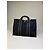 Hermès Vintage Hermes Canvas Tote Schwarz Grau Silber - Ansicht 6
