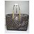 Tote Vintage Yves Saint Laurent Monogram Canvas Brown Cream Marrone - vista 6