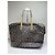 Tote Vintage Yves Saint Laurent Monogram Canvas Brown Cream Marrone - vista 8