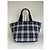 Vintage Burberry Nylon Tote Bag Navy Weiß Grau - Ansicht 11