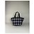 Vintage Burberry Nylon Tote Bag Navy Weiß Grau - Ansicht 7
