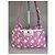 Vintage Courreges Nylon Hobo Bag mit Polka Dots Rosa Weiß Pink - Ansicht 12