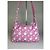 Vintage Courreges Nylon Hobo Bag mit Polka Dots Rosa Weiß Pink - Ansicht 13