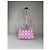 Vintage Courreges Nylon Hobo Bag mit Polka Dots Rosa Weiß Pink - Ansicht 2