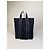 Hermès Vintage Hermes Cabas Tragetasack Dunkelblau Grau Gestreift aus Baumwolle Marineblau - Ansicht 9