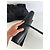 Clutch Vintage Yves Saint Laurent in Pelle Nera e Oro Nero - vista 13