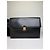 Clutch Vintage Yves Saint Laurent in Pelle Nera e Oro Nero - vista 4