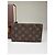 Pouch Vintage Louis Vuitton Monogram Canvas Brown Gold Marrone - vista 11