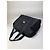 Vintage Courreges Nylon Reisetasche Schwarz Silber - Ansicht 9