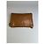 Edge Céline Clutch Vintage Celine in pelle testurizzata Tan Silver Cammello - vista 7