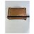 Edge Céline Clutch Vintage Celine in pelle testurizzata Tan Silver Cammello - vista 8