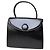 Vintage Givenchy Strukturierte Ledertasche Schwarz Gold