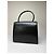 Vintage Givenchy Strukturierte Ledertasche Schwarz Gold - Ansicht 2