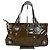 Tote Vintage Marni in pelle verniciata Marrone Scuro Argento
