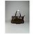 Tote Vintage Marni in pelle verniciata Marrone Scuro Argento - vista 14