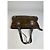 Tote Vintage Marni in pelle verniciata Marrone Scuro Argento - vista 4