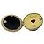Chanel 2010 Rot / Brushed Gold CC Logo kreisförmiger Emaille-Locket-Ring - Ansicht 6