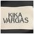 Autre Marque Vestido midi Kika Vargas Black Sygne de algodón elástico fruncido con cuello redondo - vista 5
