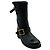 Botas Moto de Piel Negra Jimmy Choo Negro