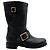 Botas Moto de Piel Negra Jimmy Choo Negro - vista 2