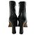 Designers Remix Stivali Sam in pelle embossed croc nera Lana Wilkinson Nero - vista 5