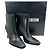 Designers Remix Stivali Sam in pelle embossed croc nera Lana Wilkinson Nero - vista 6
