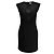 Vestido de cóctel Christopher Kane con bordado de corazón negro