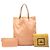 Tote verticale Fendi Zucchino Canvas rosa - vista 7