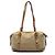 Borsa a tracolla Prada in tela Canapa con logo beige