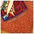 Foulard di seta Hermès Les Ballets Russes marrone 90 Scarves - vista 3