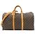 Borsa da viaggio Louis Vuitton Monogram Keepall Bandouliere 50 Marrone