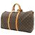 Borsa da viaggio Louis Vuitton Monogram Keepall Bandouliere 50 Marrone - vista 2