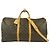 Borsa da viaggio Louis Vuitton Monogram Keepall Bandouliere 60 Marrone