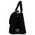 Borsa Tote Satchel Prada Small Canvas Canapa Logo Nera Nero - vista 2