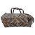 Borsa Boston Fendi Zucca & Patent Patchwork Marrone - vista 4