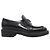 Mocassini Prada Logo Neri Taglia 38.5 Nero