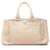 Sac à main Prada Large Canvas Canapa Bijoux Beige