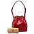 Borsa a secchiello Louis Vuitton Epi Petit Noe rossa Rosso - vista 7