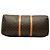 Borsa da viaggio Louis Vuitton Monogram Keepall 60 Marrone - vista 3
