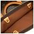 Borsa da viaggio Louis Vuitton Monogram Keepall 60 Marrone - vista 6
