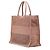 Borsa Book Tote Dior Large in mesh ricamato Rosa - vista 2
