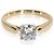 Anillo de compromiso Harmony Tiffany & Co. Diamante redondo brillante 0.77 ct