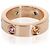Anello Love Cartier in oro rosa e pietre preziose arcobaleno
