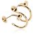 Love Orecchini Cartier Juste un Clou Small Model in oro giallo - vista 4