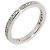 Tiffany & Co. Platinum Diamant Eternity-Ring mit Kanalfassung - Ansicht 2